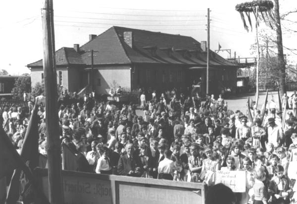 Maikundgebung etwa 1960